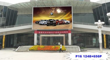 صفحه نمایش صفحه نمایش LED با رنگ بزرگ P16 HD کامل مقیاس خاکستری 14 - 16 بیتی برای دیوار ویدئو