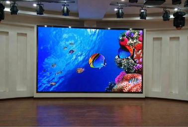 نمایشگرهای دیواری فوق العاده نازک LED نمایش تصاویر بیلبورد ویدیویی با رنگ کامل P1.667 P1.25 RGB داخلی