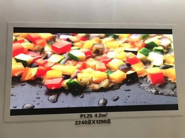 نمایشگر Pixel Pitel High Definition small Pitch LED فاصله کوچک P1.25 برای تبلیغات