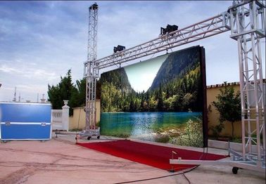500 - 7000CD روشنایی اجاره در فضای باز به رهبری صفحه نمایش SMD P3.91 1R1G1B سفارشی پیکسل