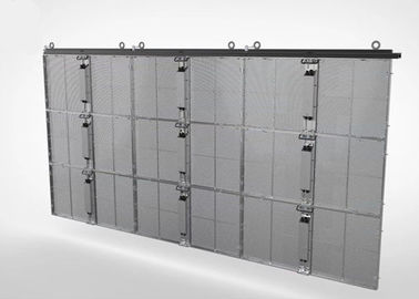 نصب سریع نمایشگر LED شفاف متوسط ​​مصرف برق 400W / M2