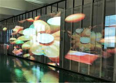 صفحه نمایش پرده LED شفاف Ultrathin P31.25 ظرفیت بار باد بسیار شدید