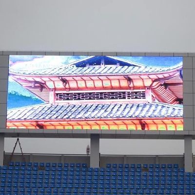 صفحه نمایش پیکسل کوچک در فضای باز 1R1G1B صفحه نمایش LED P10 14 - 16 بیت با روش اسکن 1/2